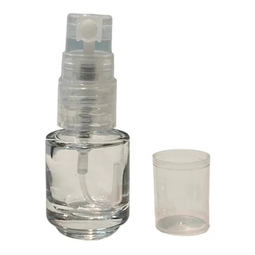 100 Frascos de Vidro 5ml C/ Válvula Spray Para Amostra De Perfume