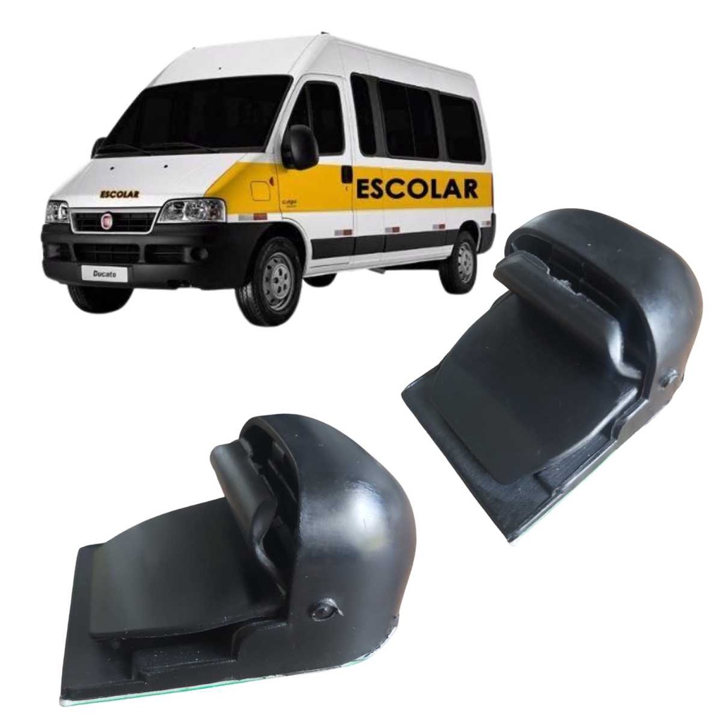 Kit 2 Puxador Da Trava De Vidro Baixo- Ducato Boxer E Jumper