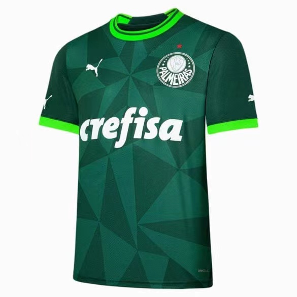 Camisa de futebol 23/24 camisa de casa Camisa verde masculina P-S