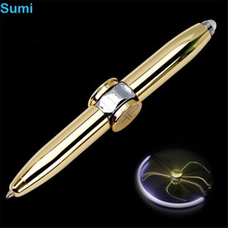LUCKY-SUMI Fidget Caneta Giratória Descompressão Giroscópio Multifuncional