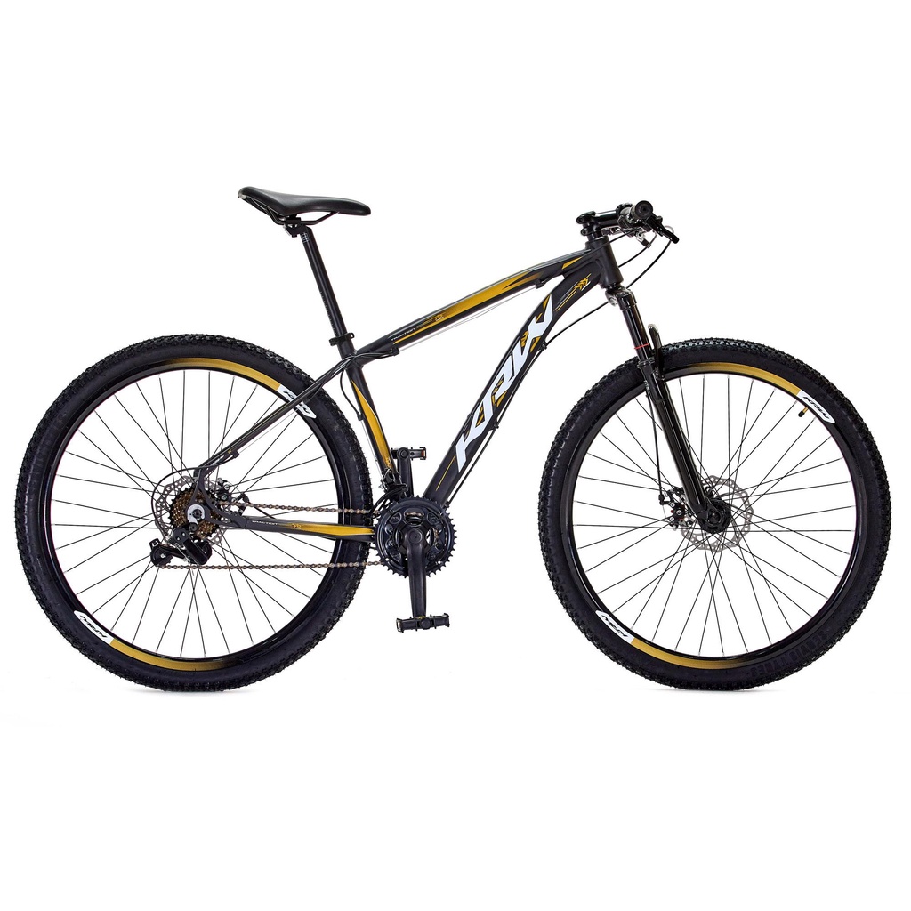 Bicicleta Aro 29 KRW Traction Alumínio Shimano 21 Vel Freio a Disco SX27 - Sports & Outdoors