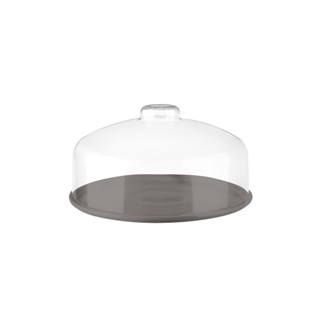 Boleira Prato Com Cúpula Coza Cozy Media Ø 25 cm Warm Gray