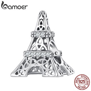 Bamoer Torre Eiffel De Prata Esterlina 925 Contas Diy Fashion Acessórios Com Pulseiras Para Estudantes Femininos