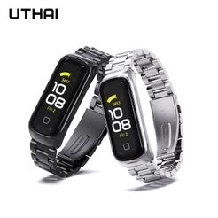 UTHAI S50 Metal Aço Inoxidável Milano Fivela Magnética Pulseira De Relógio Para Samsung GALAXY FIT 2