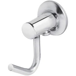 Cabide Gancho Simples Em Inox Para Banheiro Cozinha Quarto Multiuso