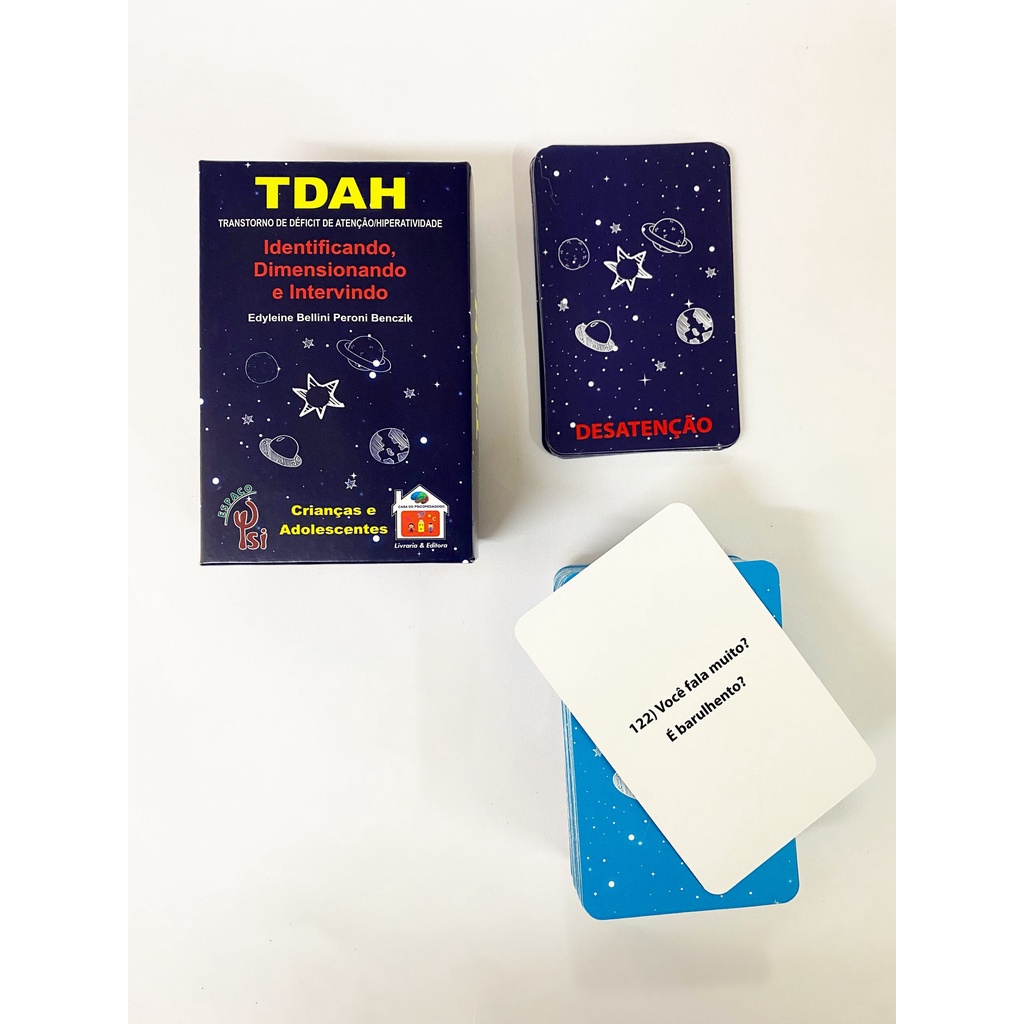 Baralho de TDAH - Criança e Adolescente - Edyleine Bellini Peroni Benczik