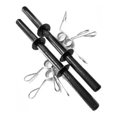Barra Oca 40cm C/ Presilha - Halter de  Musculação ( Par - 2 Unidades)