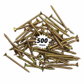 Parafuso Para Madeira MDF 3,0X20 Philips Chata Caixa 500 Un