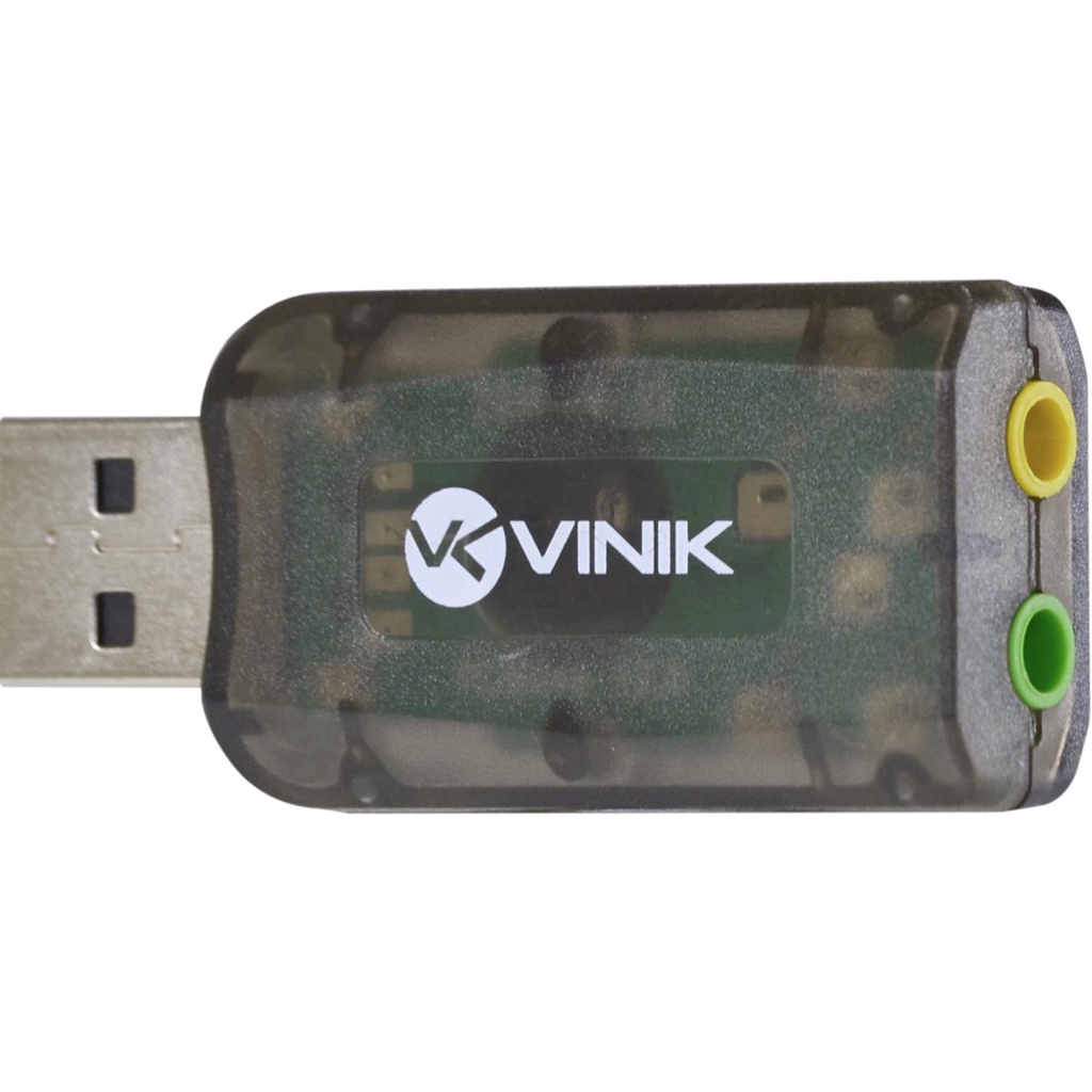 Adaptador Placa De Som Usb 5.1 Canais Virtual Ausb51