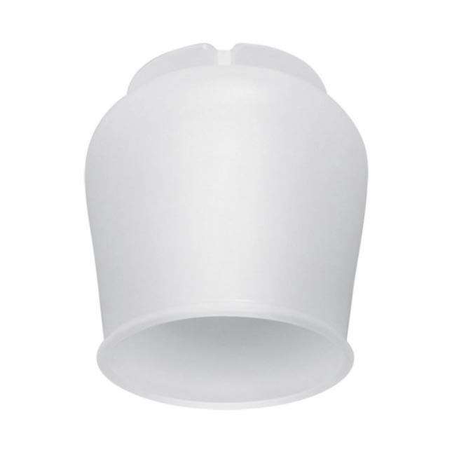 Globo Master Plástico Fundo Aberto Ventilador de Teto Boca com 10cm de Diâmetro Universal Branco Fosco em Oferta na Shopee