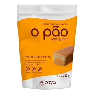O Pão Zaya Bread Mix - Mistura Para Pão De Forma Sem Glúten em Oferta na Shopee
