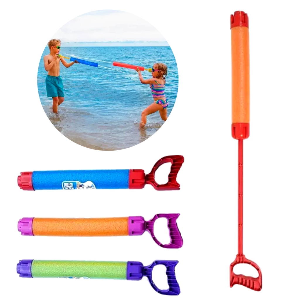Brinquedo Aquático Lança Agua Lançador Água Bastão Aquajato Verão Aquatico Verao Arminha D'Agua Pronta Entrega Rápida