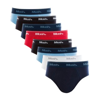 Kit com 8 Cuecas Slip Kids Infantil Algodão Mash