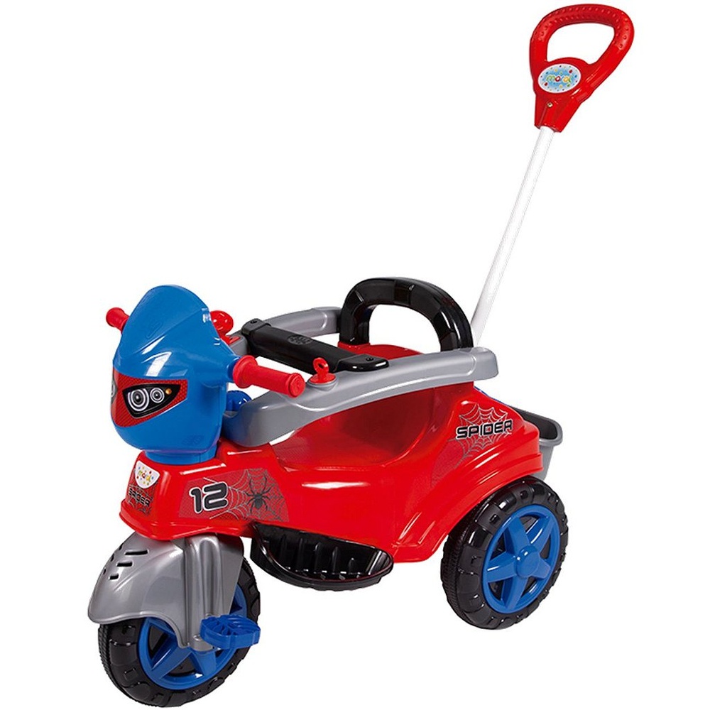 Carrinho de Passeio e Pedal Maral Triciclo Baby City Spider em Oferta na Shopee