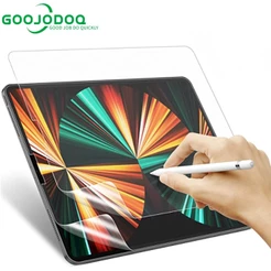 GOOJODOQ Papel Como Protetor De Tela iPad Gen10 Pro 11 2021 12.9 Para 8a Geração mini 5 Air 4 Papelfeel 10,2 9,7 10,5