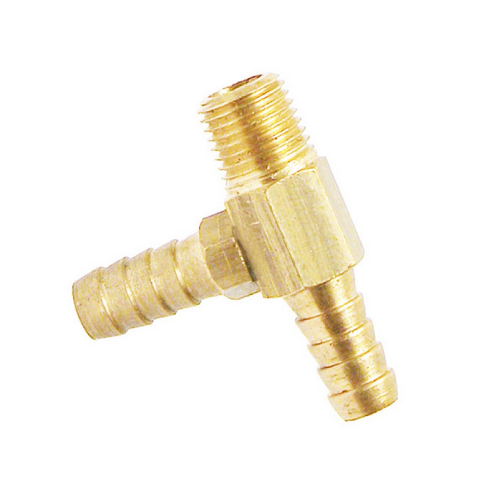 ESPIGAO FIXO T 2 SAIDAS 1/4 X 5/16 LUBEFER LUB-26P