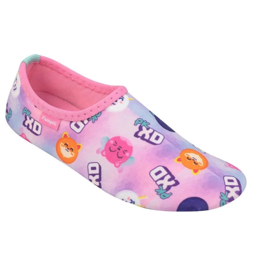 Sapatilha Neoprene Antiderrapante Rosa Tie Dye PK XD Pampili