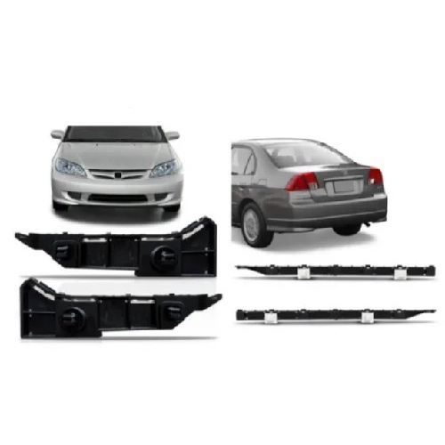 Kit Guia Suporte Parachoque Dianteiro/traseiro  Civic 2003 A 2006 D/e