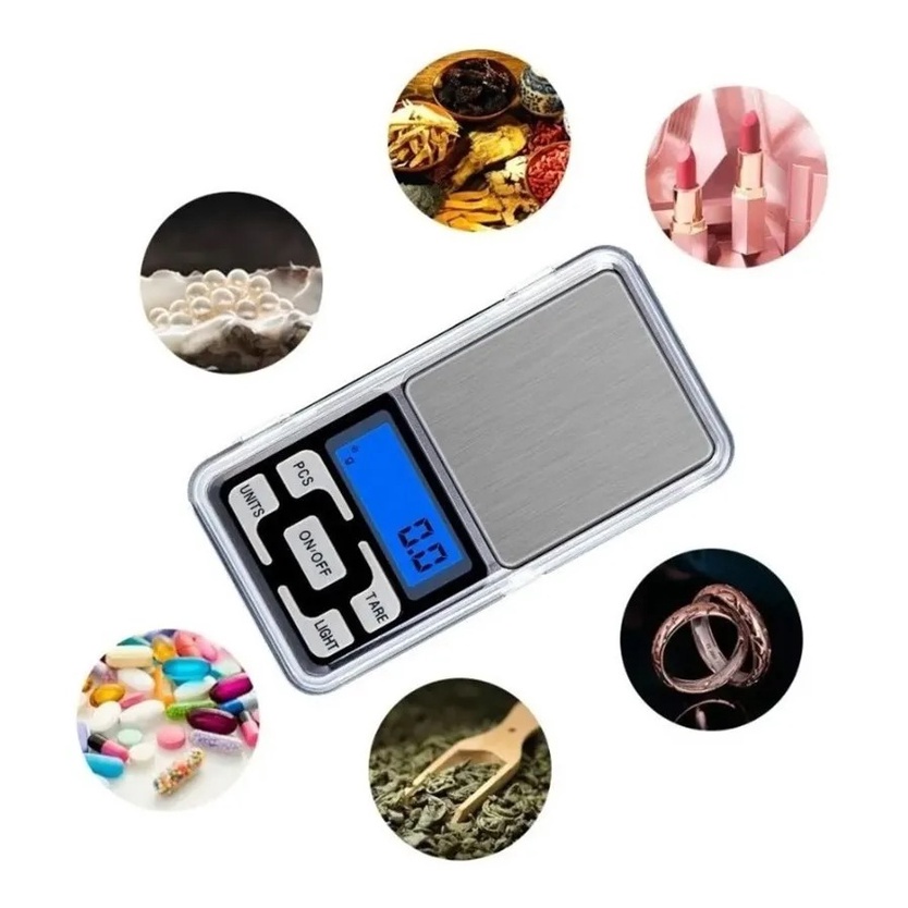 Mini Balança Digital De Bolso De Alta Precisão 0,1g Até 500g ...