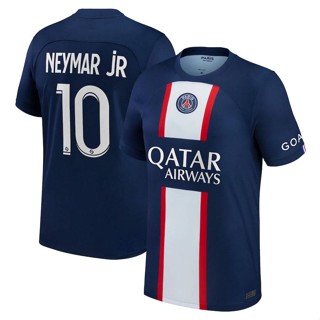 YYDS 2022-2023 Paris Camiseta De Futebol Sao-Germain PSG Mbappe Neymar Maria Messi Ramos Tee De Lembrança PJAC #7