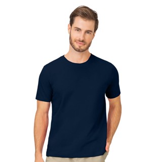 Camiseta Masculina Básica Rovitex Azul