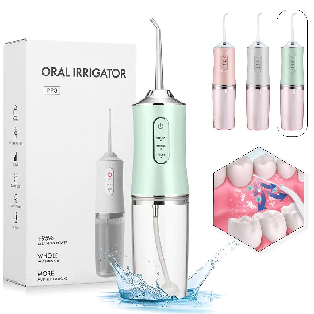 Irrigador Oral Jato De Água Limpador Bucal Dental Dentes E Gengivas Linha Premium