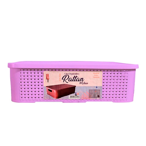 Caixa Organizadora Rattan Color 10 Litros em Oferta na Shopee