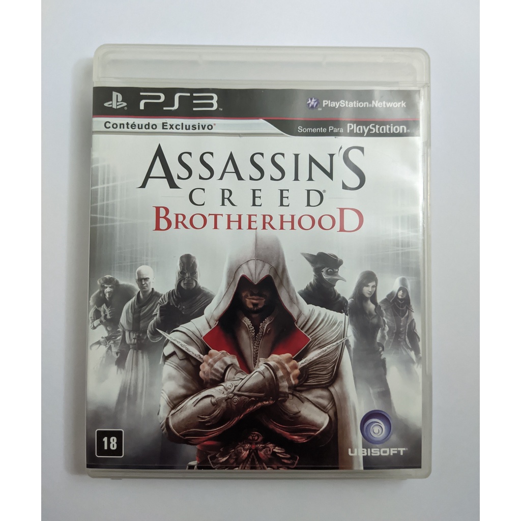 Jogo Assasins Creed brotherhood ps3 original usado