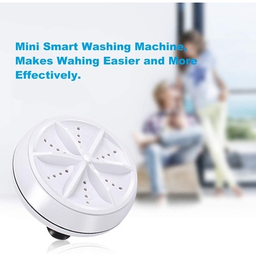 Mini Maquina De Lavar Turbina Usb Portatil Lavadora