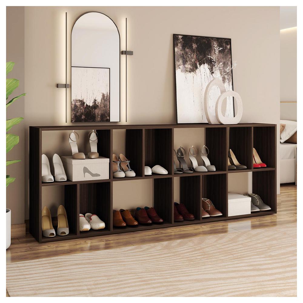 Estante Sapateira Organizador 12 Espaços Side Marrom Caemmun - Home & Living