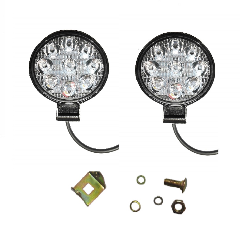 12V 24V 4 Pollici Luce Di Lavoro 27W Spot Luce Di Lavoro Con - Foto 7