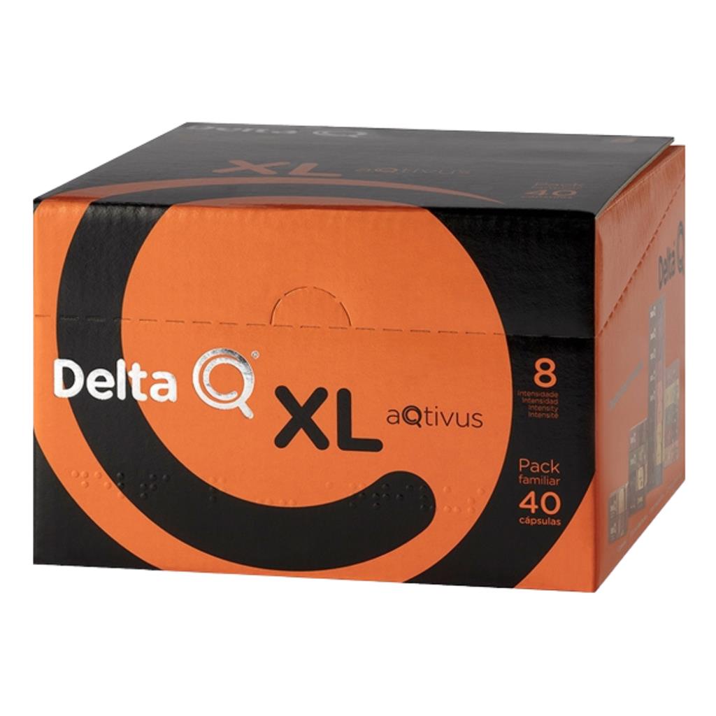 40 Capsulas Delta Q Cafe Pack Economico Aqtivus Int. 8 em Oferta na Shopee