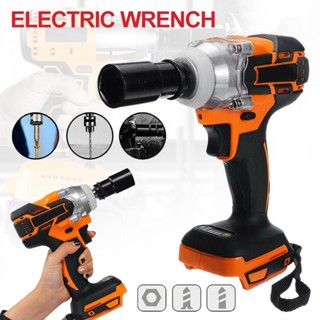 Chave De Impacto Sem Fio 520Nm Ferramenta Elétrica De Porca De Chocalho 1/2 " Bateria