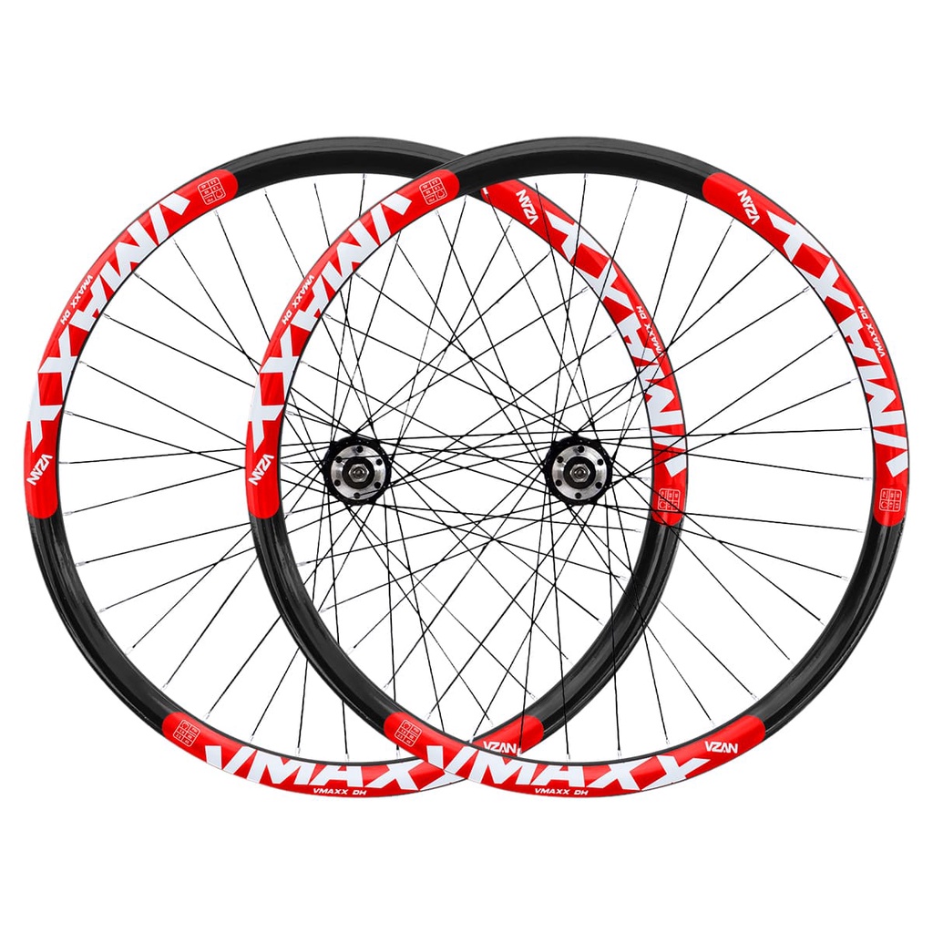 Par de roda 26 vzan vmaxx lt para f disco cubo de rosca desconto no