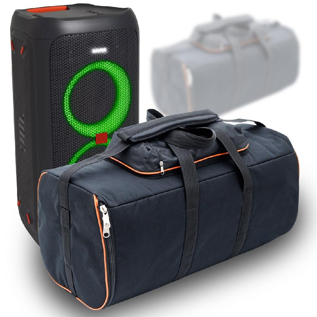 Case Bolsa Bag Compativel C/ Jbl Partybox 300 A Prova D´agua Acolchoada Protetora Com Bolso