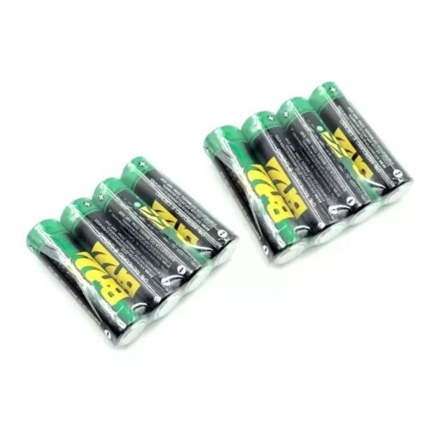 Kit com 8 Pilhas Palito Bateria AAA Pequena Alta Resistência Br-55 - 1,5v em Oferta na Shopee