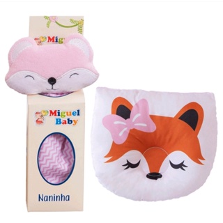 Kit 2 Peças C/ 1 Naninha + 1 Travesseiro Anatômico/Paninho Naninha Com Prendedor de Chupeta em Oferta na Shopee