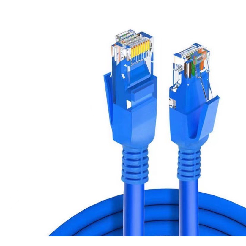 Cabo De Rede Blindado 10m Ethernet Rj45 Cat5e Azul 2M 3M 5M 10M 15 Metros em Oferta na Shopee