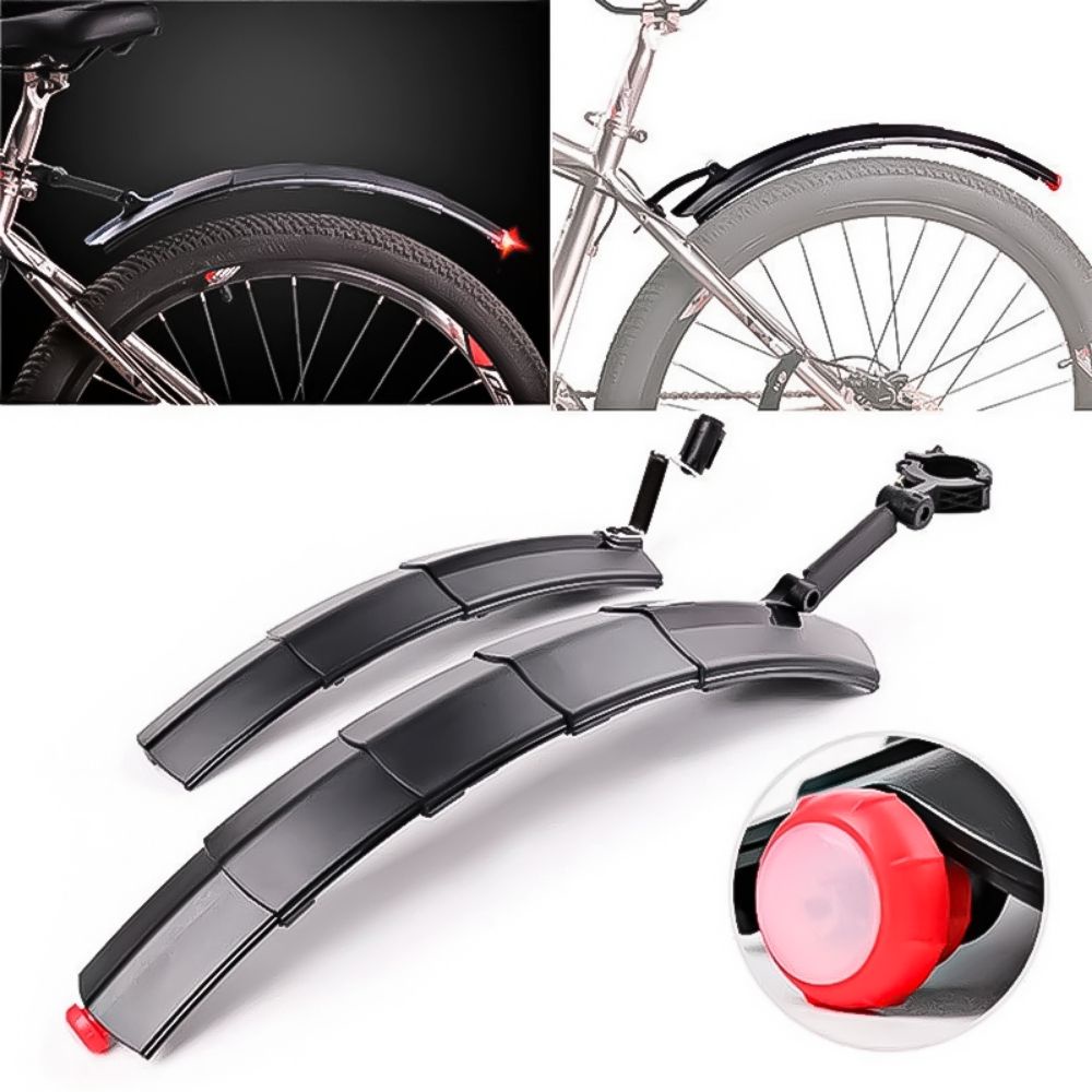 Par Paralama Dianteiro Traseiro Bike Bicicleta MTB Ciclismo Para Choque Aro 14 18 20 22 24 26