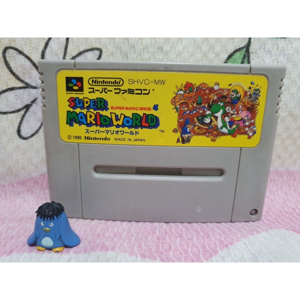 Super Famicom Snes Super Mario World Original Salvando A3