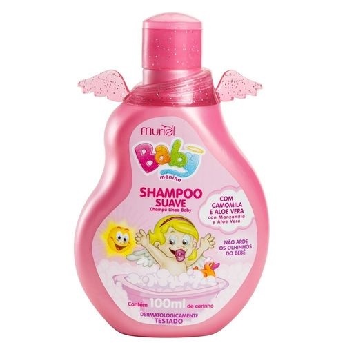 Shampoo Muriel Para Bebê Infantil Menina Suave - 100ml em Oferta na Shopee