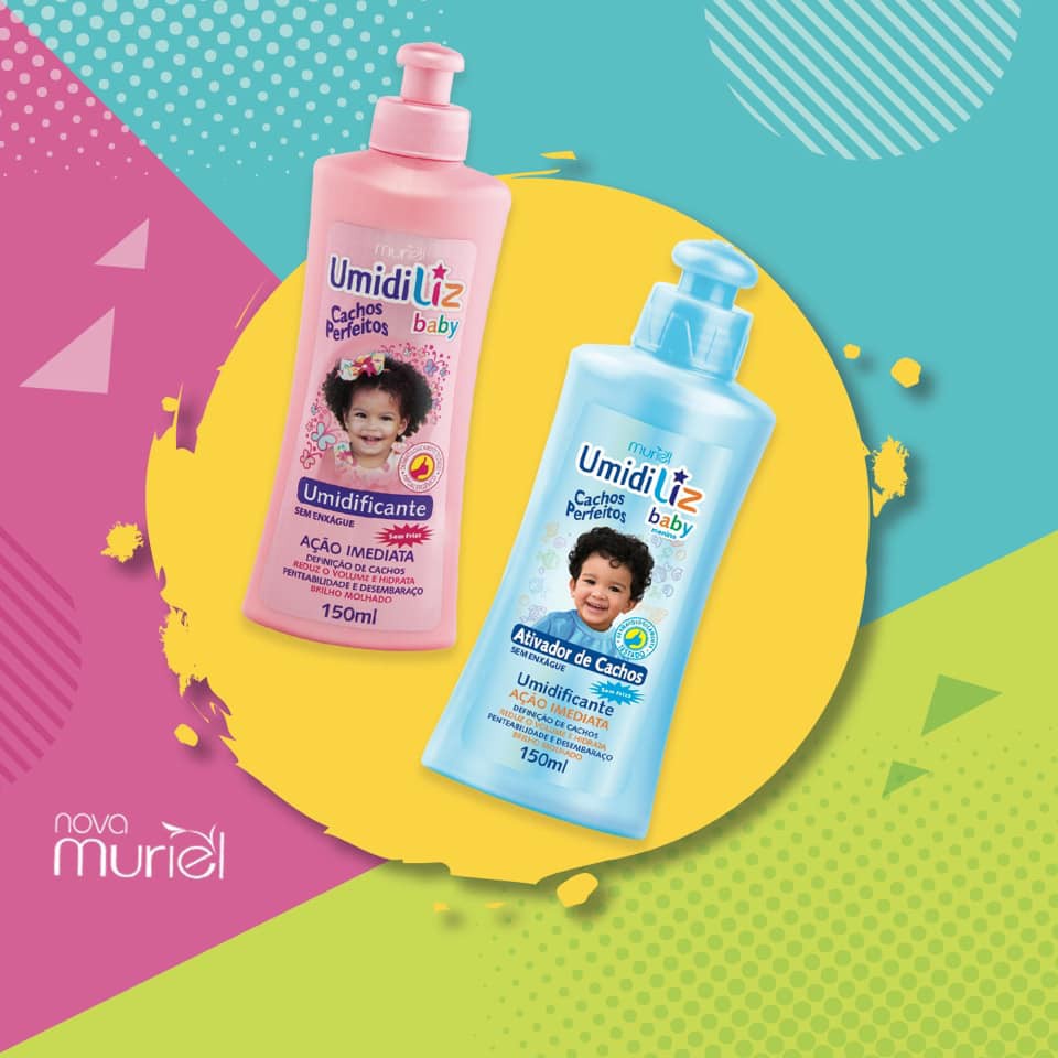 Ativador de Cachos Umidiliz Baby muriel Cachos Perfeitos 150ml