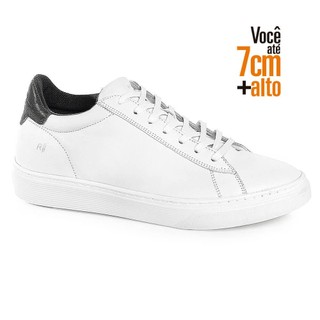 Sapatênis de Couro legitimo Rafarillo Fly Alth  Você mais alto +7cm