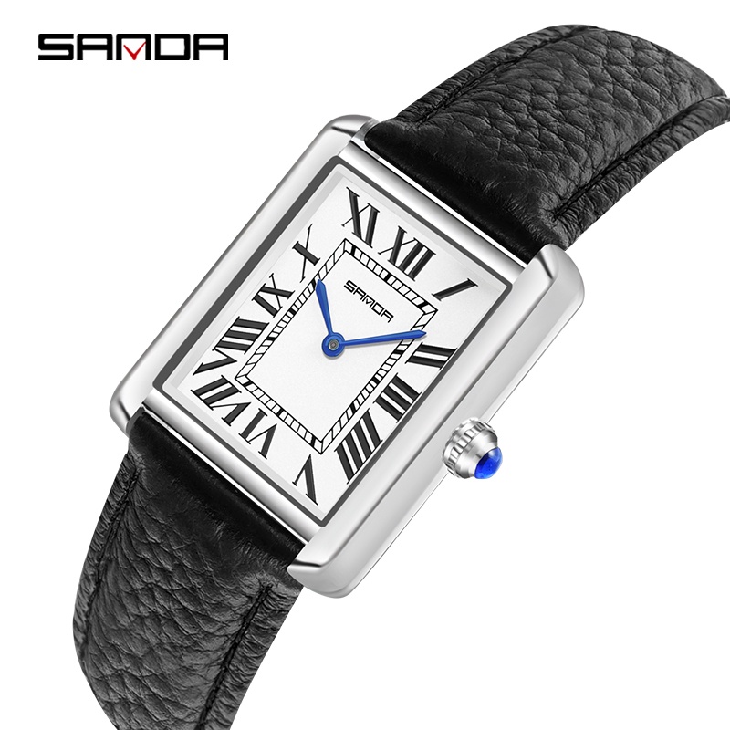 SANDA Nova Personalidade Da Moda Relógio De Quartzo Casual De Luxo Para Senhoras Charme P1108-3