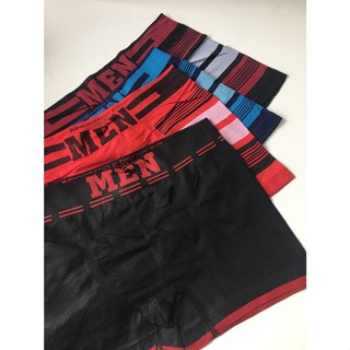 Kit 4 Cuecas Box Boxer Men Estampas Variáveis Adulto