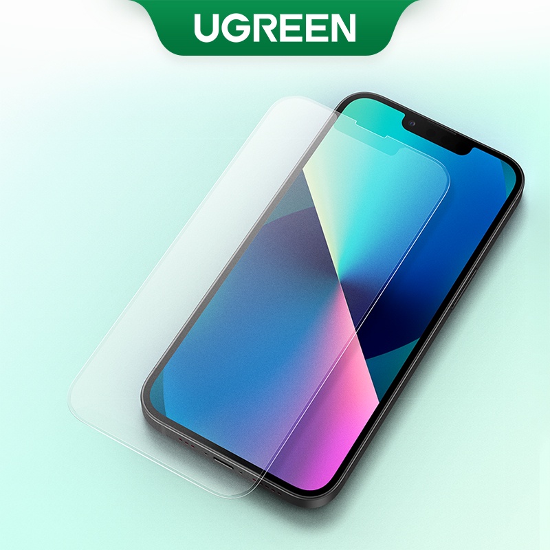 Protetor De Tela UGREEN 2PCS Vidro Transparente Temperado Para iPhone Série 13 14 De Cobertura Total Tampa Anti-Rede De em Oferta na Shopee