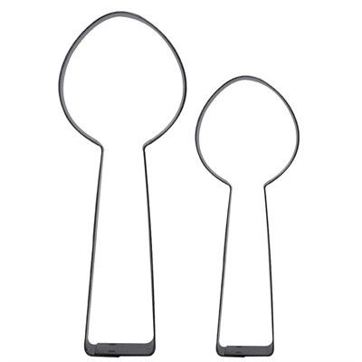 Kit Cortador Colher 1M - Ref. 423 RR Cortadores Rizzo Confeitaria em Oferta na Shopee