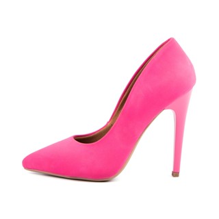 Scarpin Di Scarp Calçados Salto Alto 11cm Nobuk Pink