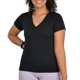Blusa Baby Look Dry Fit Feminina Com Microfuros Blusinha Curta Justinha Academia