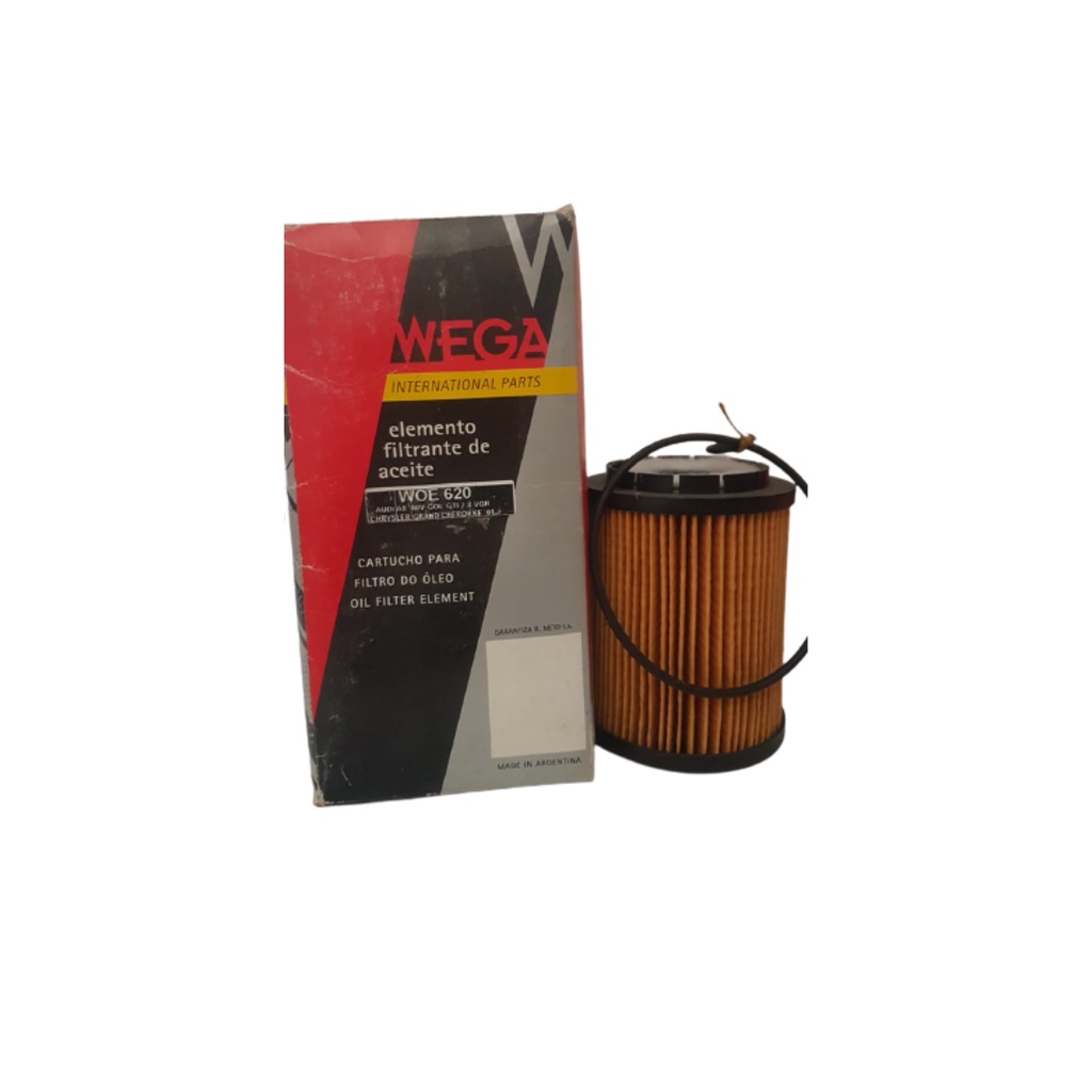 Filtro de Óleo Wega WOE620 = PEL672 AUDI Q7, DAKOTA, GD CHEROKEE, PORSCHE CAYENNE, GOLF, PASSAT DIESEL, TOUAREG